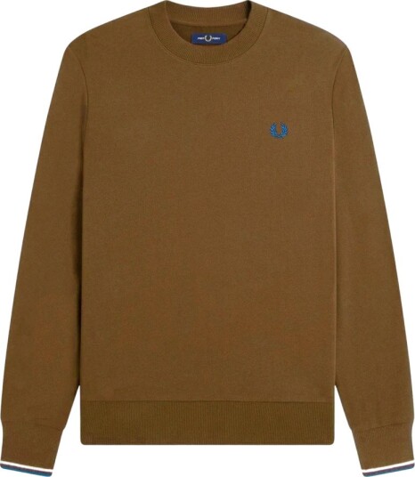 Fred Perry Crew Neck Sweatshirt - Brown - XL