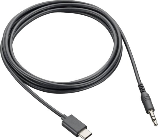 Hp Poly Usb C Til Hodetelefons Jakkadapter Usb C Hann Til Mini Phone Stereo 3.5 Mm Hann