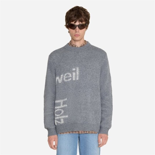 Haza Logo Sweater Grey Haza Logo Sweater Grey