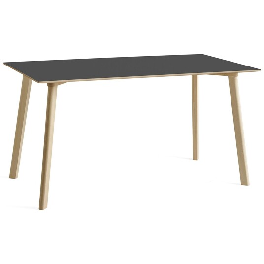 Hay CPH Deux 210 2.0 Bord 75x140 cm Stone Grey / Ubehandlet Bøk