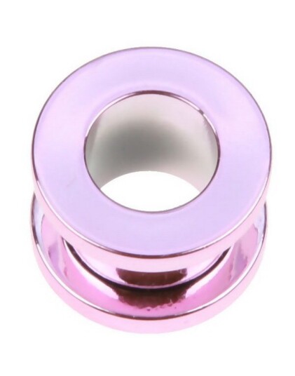 Body Art Metallic Rosa Piercing Tunnel Body Art Metallic Rosa Piercing Tunnel