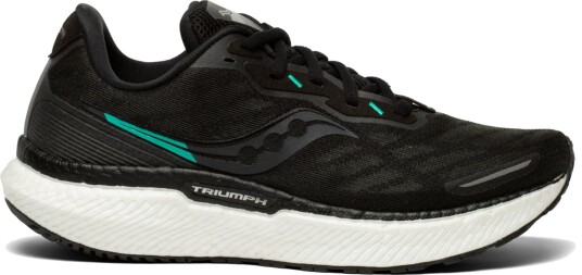 Saucony W"s TRIUMPH 19 Løpesko Black/White 38 Saucony W"s TRIUMPH 19 Løpesko Black/White 38
