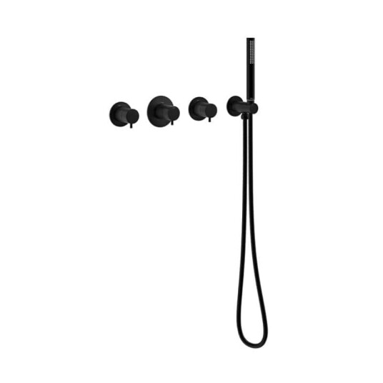 Damixa Silhouet BS 2 Badekararmatur Uten tut Svart Matt KO-5705361