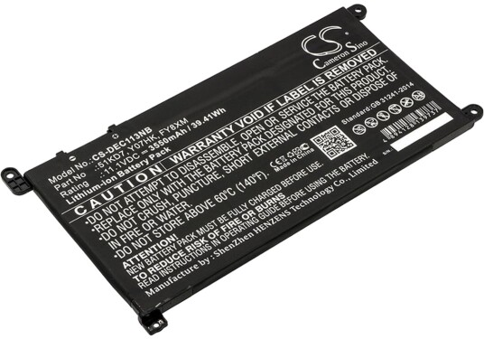 Batteri til Dell Chromebook 11 3180 etc