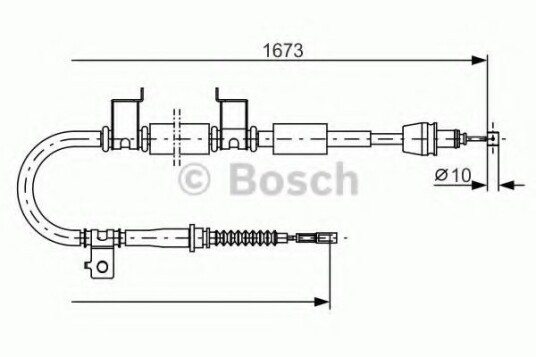 Bremsewire BOSCH 1 987 482 362