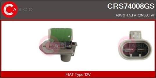 Formotstand kjølevifte for el motor CASCO CRS74008GS