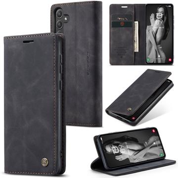 Samsung Galaxy A55 Caseme 013 Series Lommebok-deksel Svart
