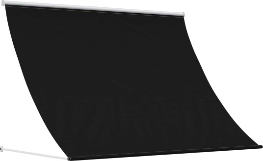 Markise Svart 100 x 150 cm 180 g / m² Polyester med PU belegg