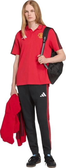 Adidas Performance Mufc Dna Polo Red XS