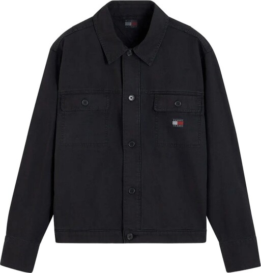 Tommy Jeans Tjm Essential Overshirt Black XL Tommy Jeans Tjm Essential Overshirt Black XL