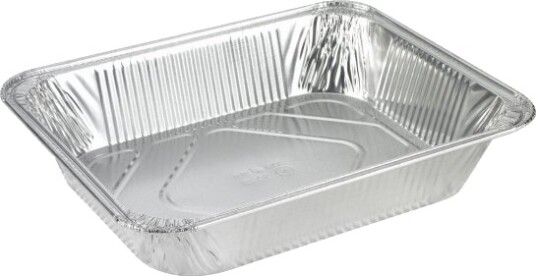 Gastrobakke Plus Pack 1/2Gn 1 Compartments Rektangulær Kapacitet 3600Ml,324X263x60mm Aluminium A