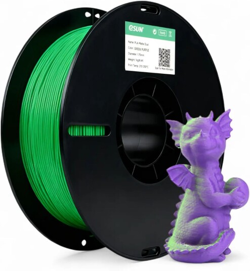 Esun Pla Matte Dual Green Purple