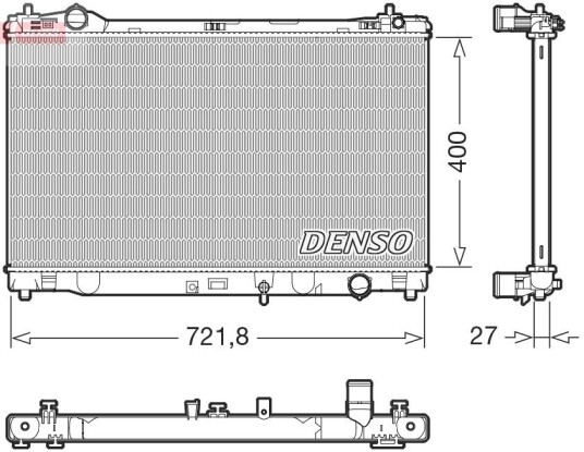 Radiator DENSO DRM51021 Radiator DENSO DRM51021