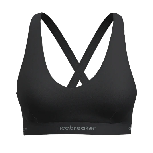 Icebreaker Women's Merino 125 Cool-Lite Sprite Racerback Bra Black XL