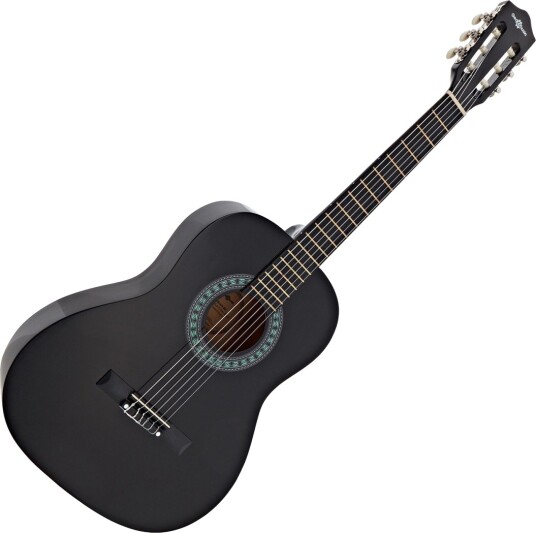 Gear4Music 3/4 Klassisk Gitar Svart