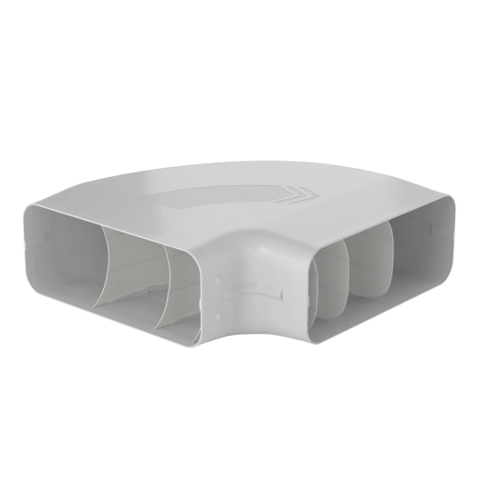 Eico Prime bøyning 90 GR horizontal 90x220 mm Grå