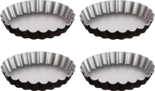 5Five Tartletformer I Metall Ø 12 Cm 4 Stk. 5Five Tartletformer I Metall Ø 12 Cm 4 Stk.