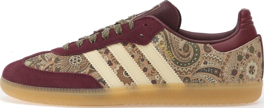 Joggesko adidas x Liberty London Samba OG Maroon/ Warm Vanilla/ Olive Strata EUR 41 1/3 Joggesko adidas x Liberty London Samba OG Maroon/ Warm Vanilla/ Olive Strata EUR 41 1/3
