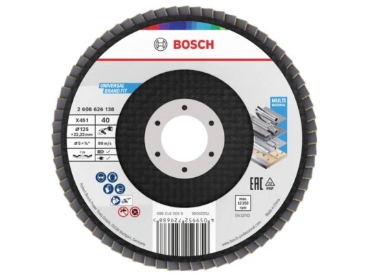 Bosch Accessories 2608626147 Metalskive Til Slibning Diameter 125 Mm 1 Stk Bosch Accessories 2608626147 Metalskive Til Slibning Diameter 125 Mm 1 Stk