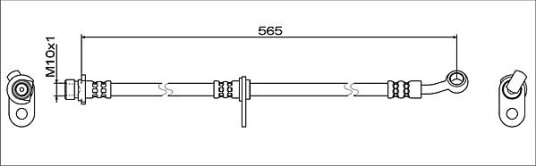 Bremseslange METZGER 4119374