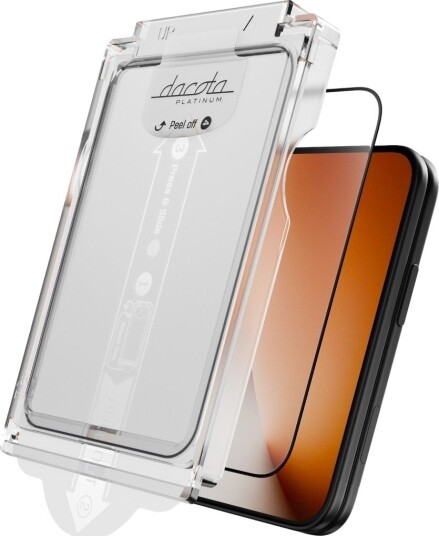 Dacota Platinum iPhone Duo Tiger Glass 2.5 D skjermbeskytter Svart