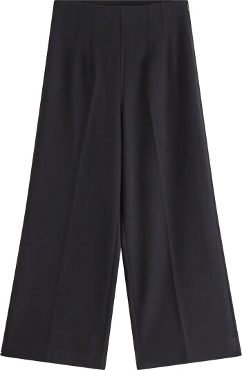 Lindex Lykke Wide Cropped Trousers Black 38
