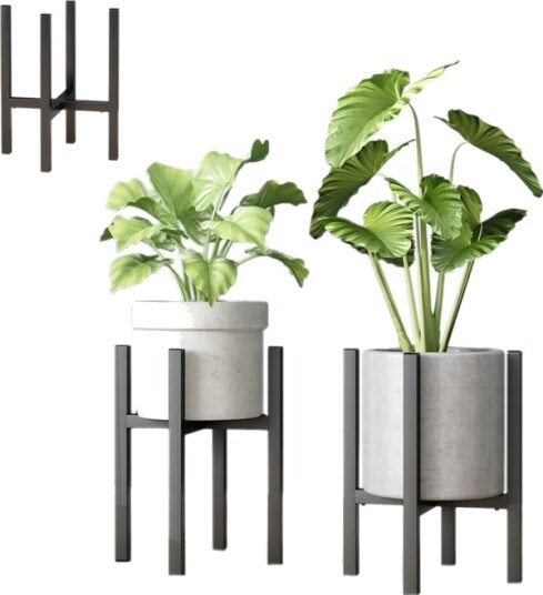 Strado Justerbar Blomsterholder I Metall Pillar Svart Strado Justerbar Blomsterholder I Metall Pillar Svart