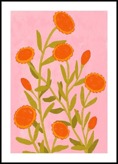 Radiate joy Poster Plakat / 40x50cm
