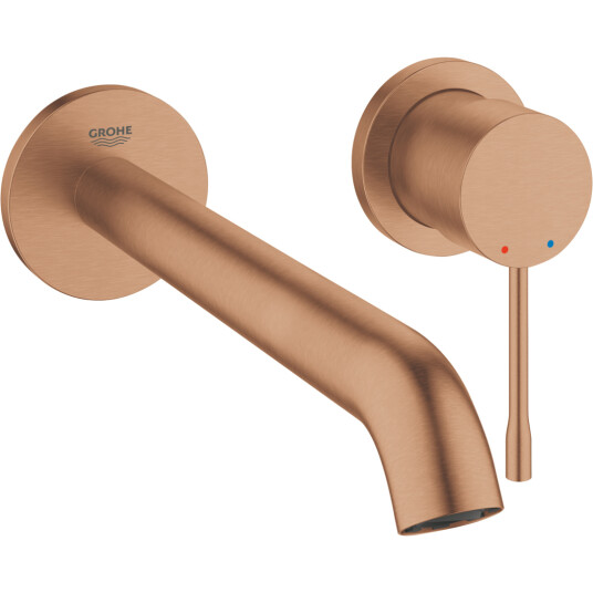 GROHE ESSENCE 2-HULLS VEGGHENGT SERVANTBATTERI L-SIZE, BØRSTET WARM SUNSET GROHE ESSENCE 2-HULLS VEGGHENGT SERVANTBATTERI L-SIZE, BØRSTET WARM SUNSET