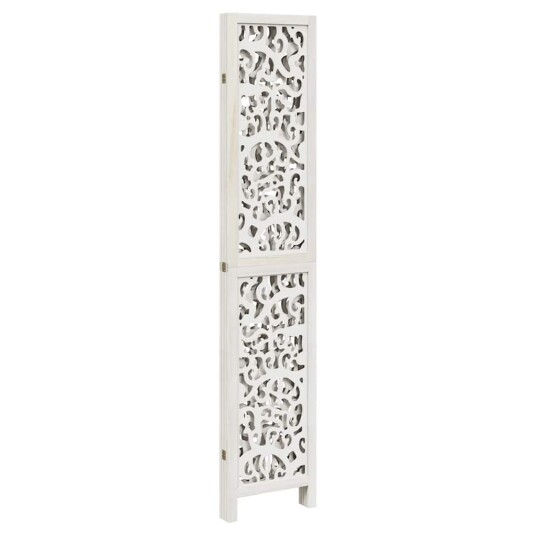  Romdeler 4 paneler hvit heltre keisertre 8721012074354