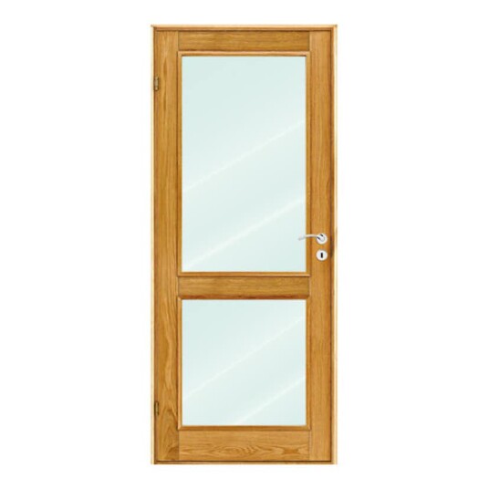Innerdør Scanflex Trend 2 Lakkert Eik Klarglass Innerdør Scanflex Trend 2 Lakkert Eik Klarglass