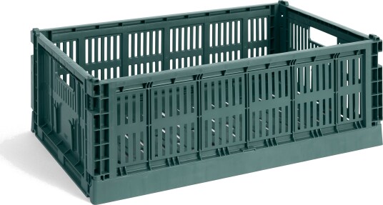 Hay Colour Crate Large Oppbevaring Dark Green Hay Colour Crate Large Oppbevaring Dark Green