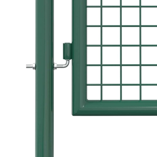 Hageport stål 100x125 cm grønn
