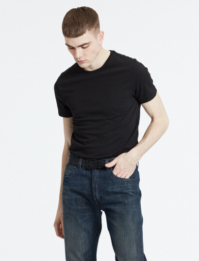 Levi"s® Slim 2Pk Crewneck 1 Twopack Te - Black - XL