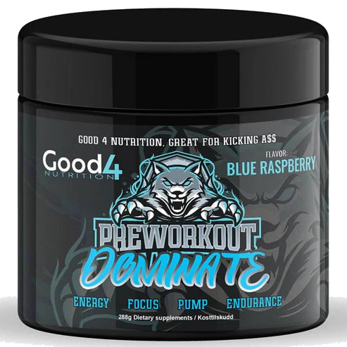 Good4Nutrition Dominate Pre-Workout - 288g - 3 Smaker Good4Nutrition Dominate Pre-Workout - 288g - 3 Smaker