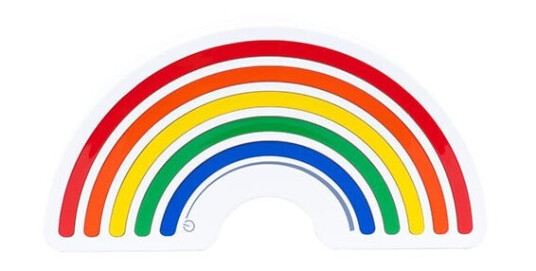 Fizz Creations Dimbar Rainbow USB Lampe med Fargerik Belysning