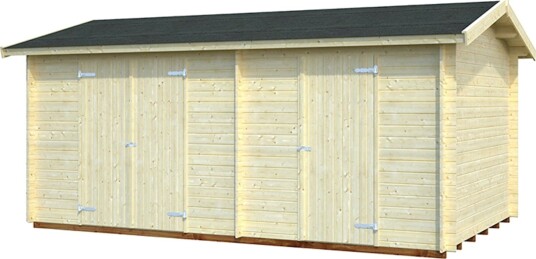 Palmako Redskapsbod jari 14,5 15,0 m2 28 mm laft