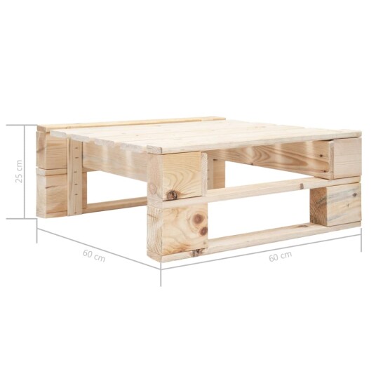 vidaXL Hagepall ottoman tre vidaXL Hagepall ottoman tre