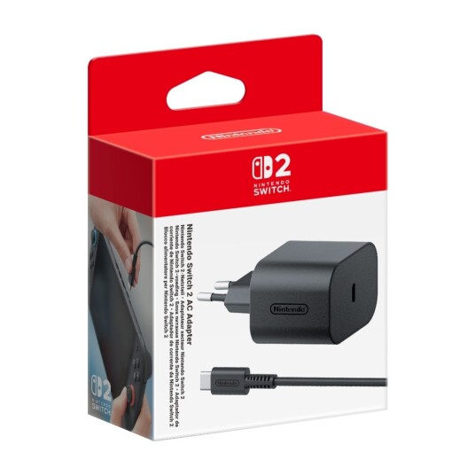 Nintendo Switch 2 strømadapter