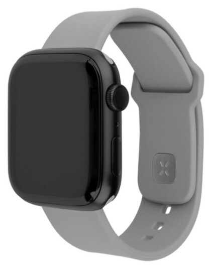 FIXED Sporty Silikonrem for Apple Watch 38/40/41mm Lysegrå