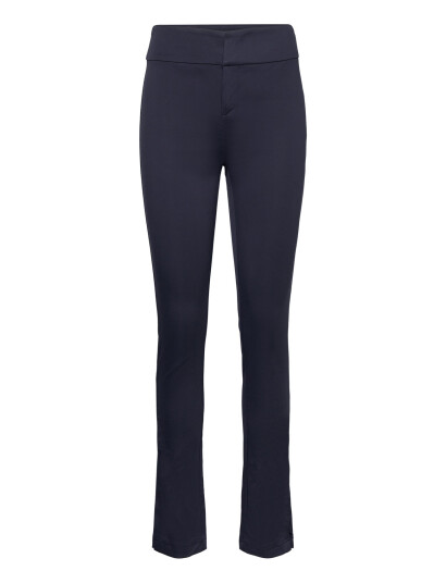 Rosemunde Trousers W/ Slit - Navy - 34