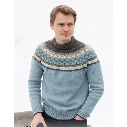 Edge of the Woods by DROPS Design Genser Strikkeoppskrift str S XXXL