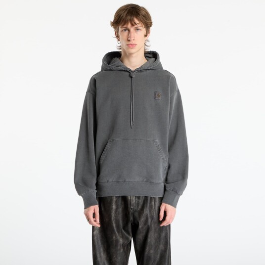 Sweatshirt Carhartt WIP Hooded Vista Sweat UNISEX Black Garment Dyed XS