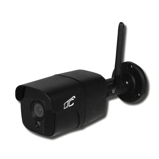 LTC Vision Bullet IP Kamera Utendørs IP66 WiFi & LAN 4 MP Nattsyn (Tuya App) Svart LTC Vision Bullet IP Kamera Utendørs IP66 WiFi & LAN 4 MP Nattsyn (Tuya App) Svart