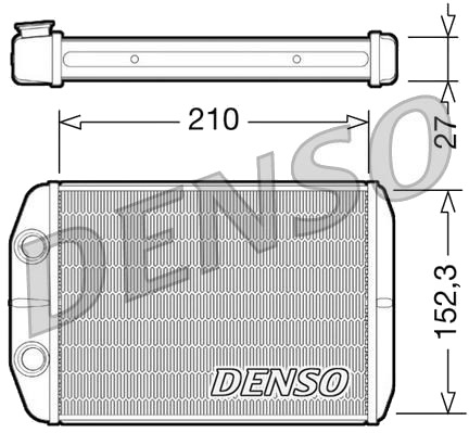 DENSO DRR09073 Varmeapparat register DENSO DRR09073 Varmeapparat register