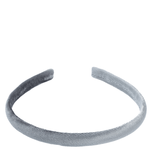 DARK Velvet Hair Band Thin Sparkled Dark Sage