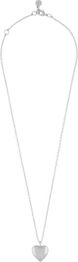 SNÖ of Sweden Brooklyn Heart Pendant Neck 45 Plain S 45 Cm Silver 45