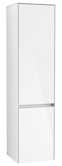 VILLEROY & BOCH COLLARO HØYSKAP 40 VENSTRE M/2 DØRER HVIT HØYGLANS VILLEROY & BOCH COLLARO HØYSKAP 40 VENSTRE M/2 DØRER HVIT HØYGLANS