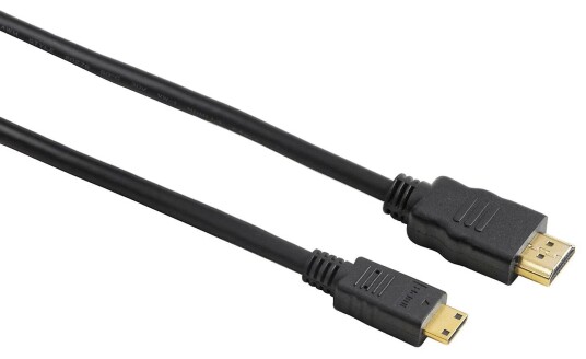 Hama HDMI A-C-kabel 2M Svart 10,2 Gbit/Sek Hama HDMI A-C-kabel 2M Svart 10,2 Gbit/Sek
