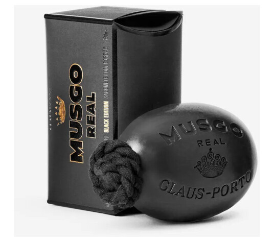 Claus Porto Musgo Real Black Edition Soap on A Rope